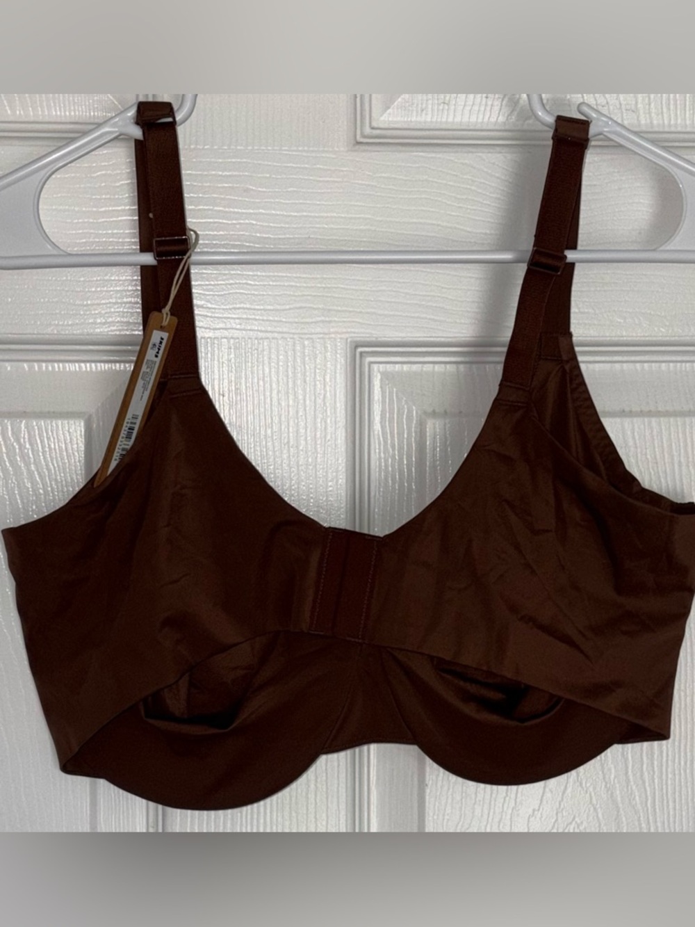 NEW SKIMS Smoothing Intimates Unlined Full Coverage Bra‎ Cocoa 40DDD - Picture 2 of 4